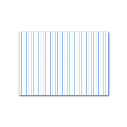 Off-White Cotton Canvas Fabric with Fine Blue Stripes, FACC-1400-151