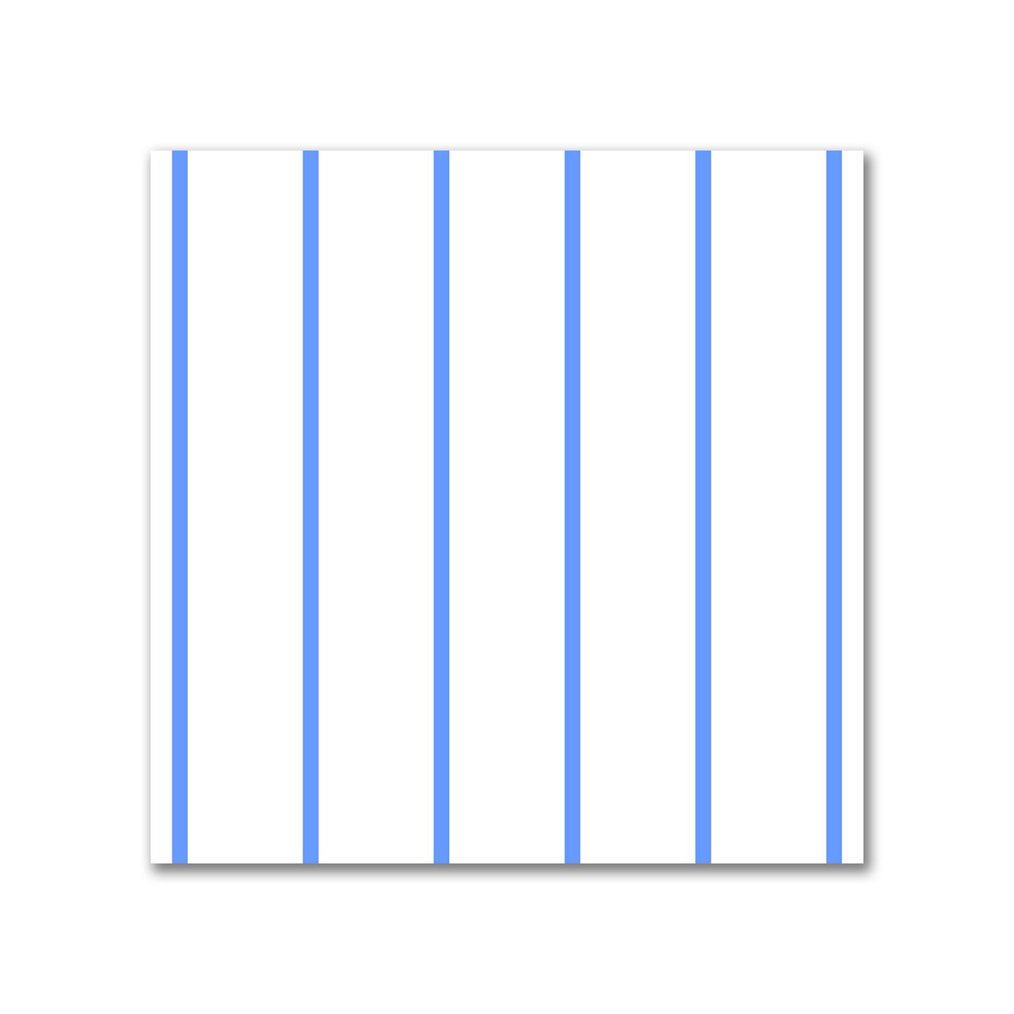 Off-White Cotton Canvas Fabric with Fine Blue Stripes, FACC-1400-151