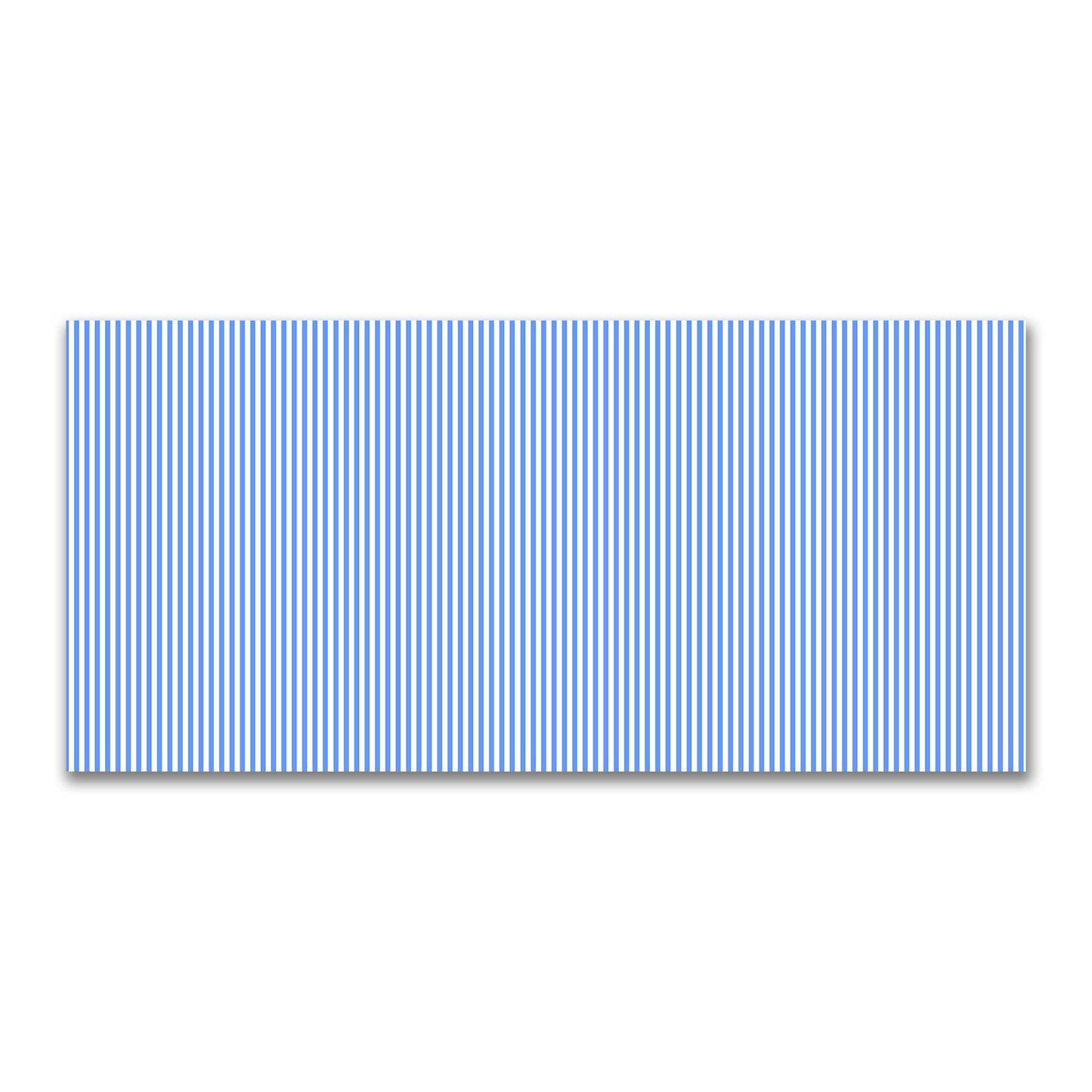 Off-White Cotton Canvas Fabric with Thin Blue Bars, FACC-1400-241