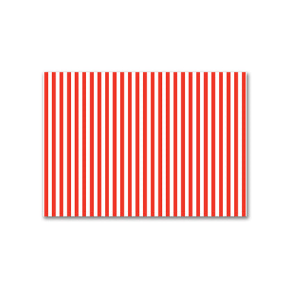 Off-White Cotton Canvas Fabric with Red Bars, FACC-1410-051