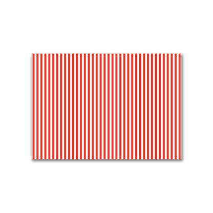 Off-White Cotton Canvas Fabric with Red Bars, FACC-1410-051
