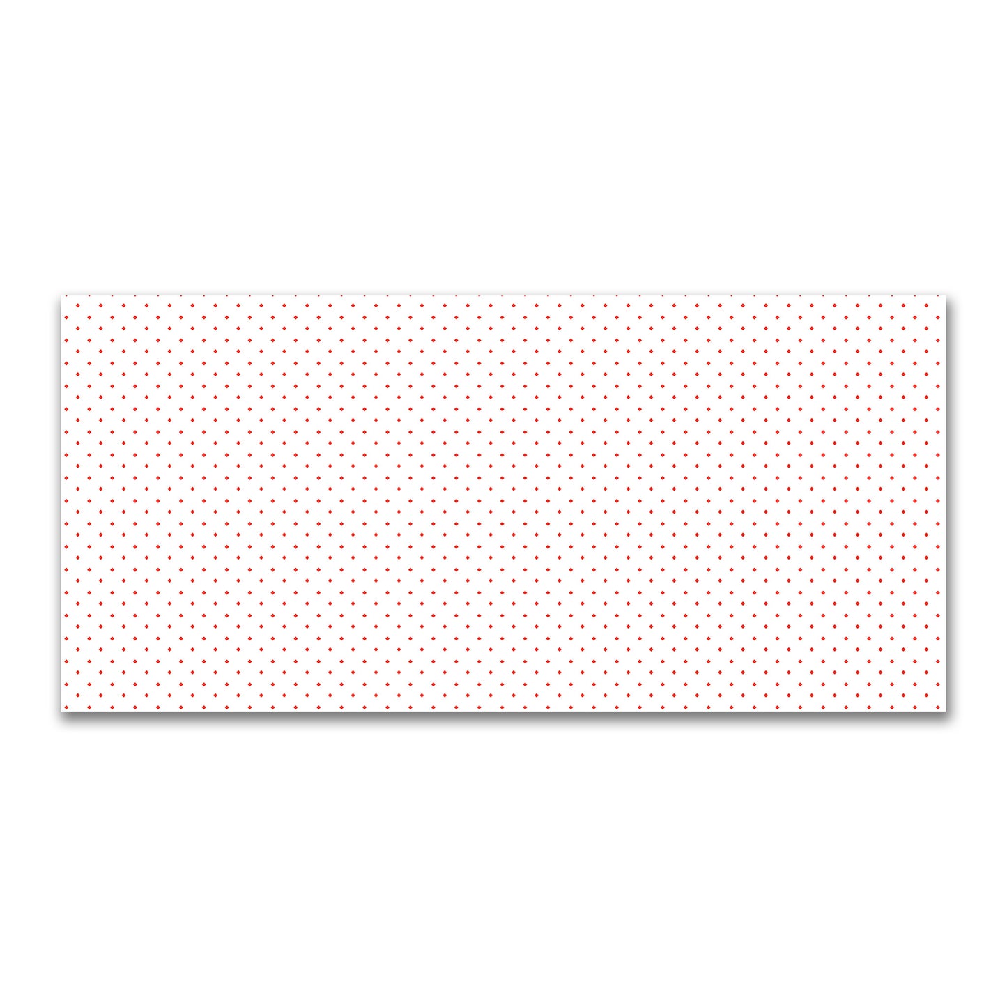 Off-White Cotton Canvas Fabric with Red Diamonds, FACC-1410-101