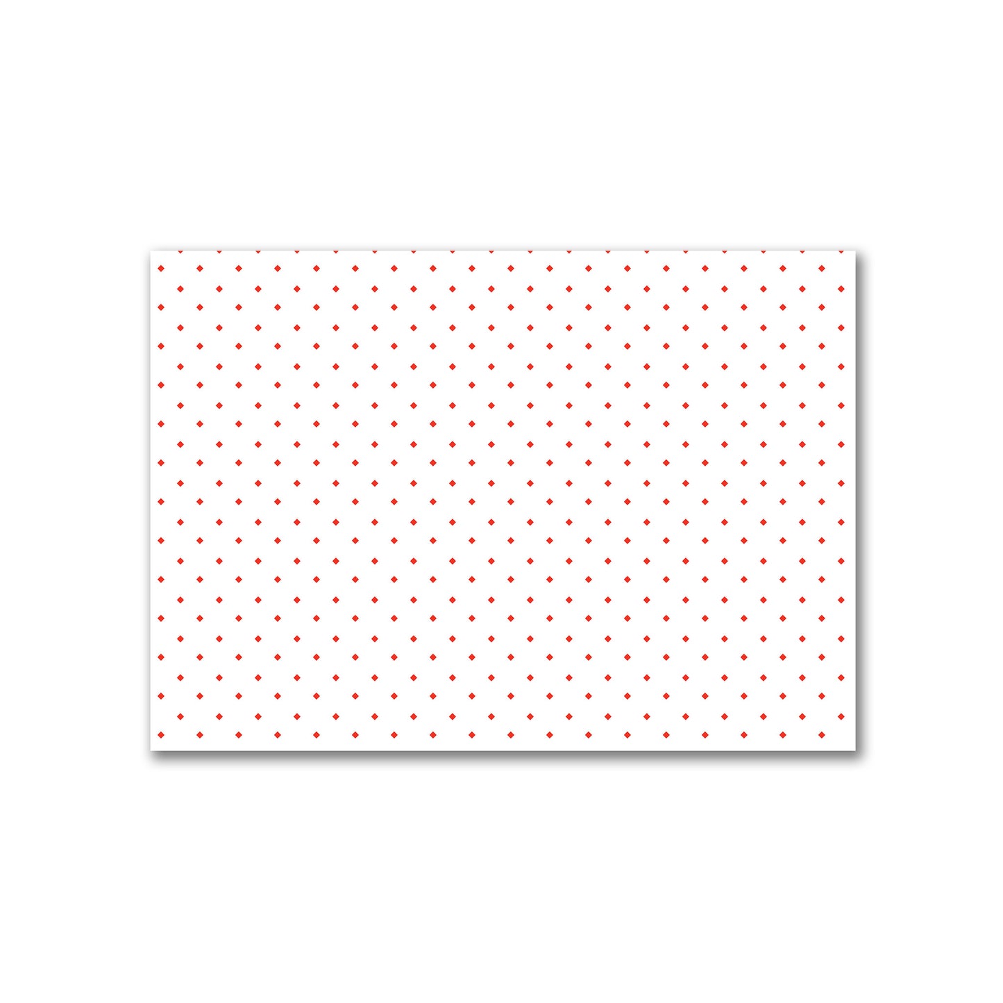 Off-White Cotton Canvas Fabric with Red Diamonds, FACC-1410-101