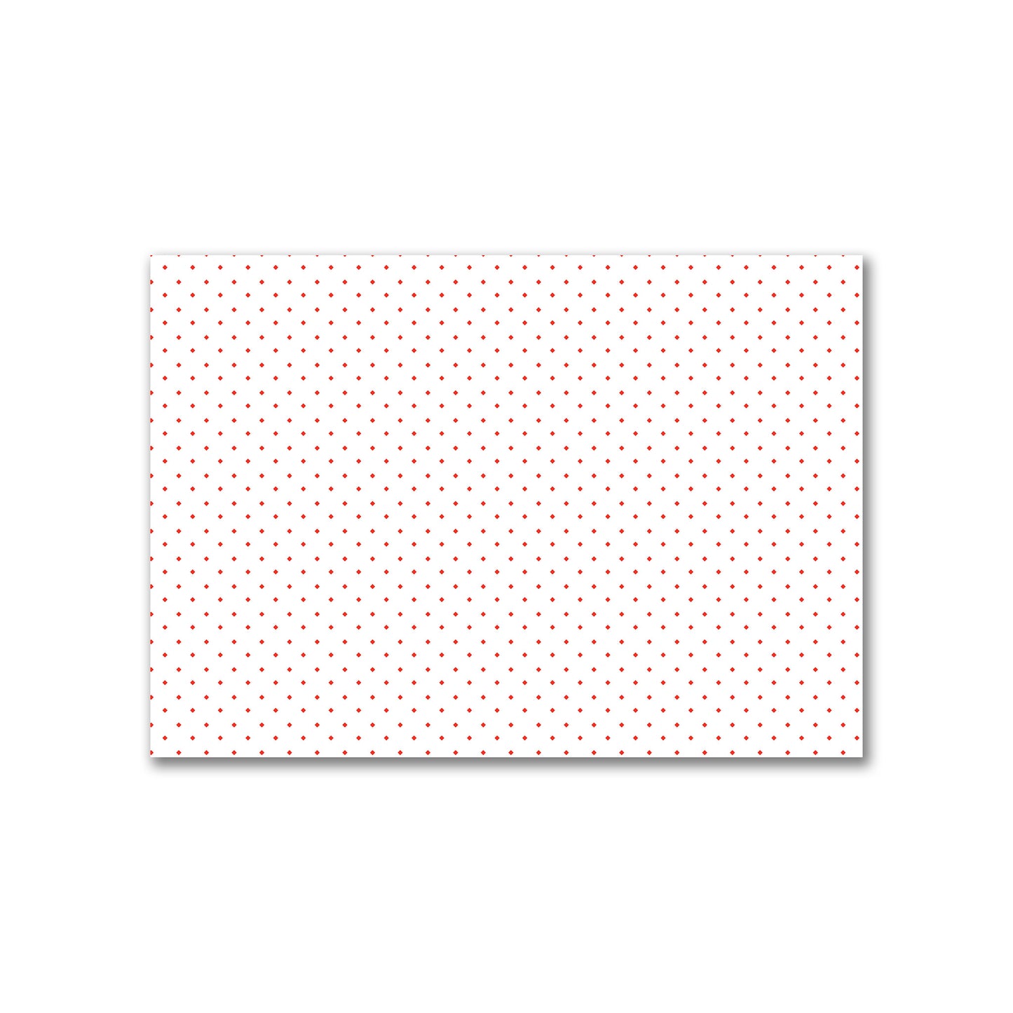 Off-White Cotton Canvas Fabric with Red Diamonds, FACC-1410-101
