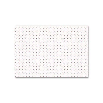 Off-White Cotton Canvas Fabric with Red Diamonds, FACC-1410-101