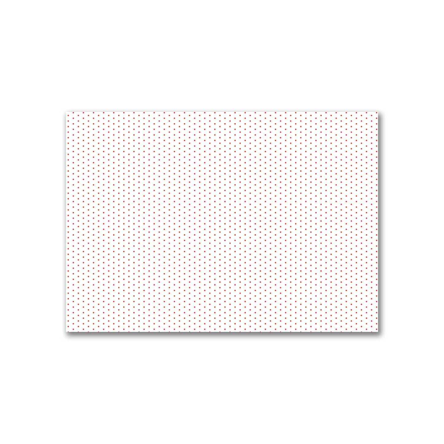 Off-White Cotton Canvas Fabric with Fine Red Diamonds, FACC-1410-111