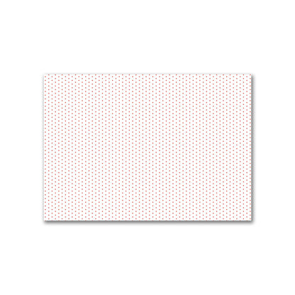 Off-White Cotton Canvas Fabric with Fine Red Diamonds, FACC-1410-111