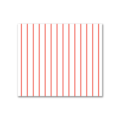 Off-White Cotton Canvas Fabric with Fine Red Stripes, FACC-1410-151