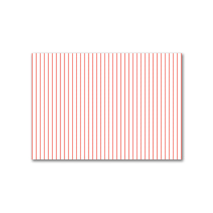 Off-White Cotton Canvas Fabric with Fine Red Stripes, FACC-1410-151
