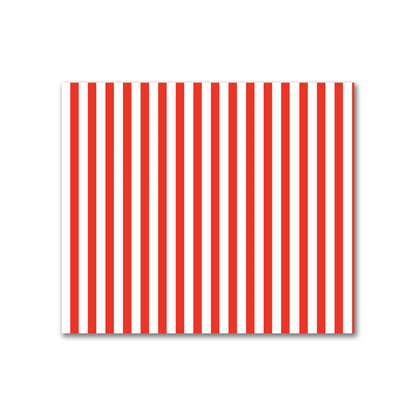 Off-White Cotton Canvas Fabric with Thin Red Bars, FACC-1410-241
