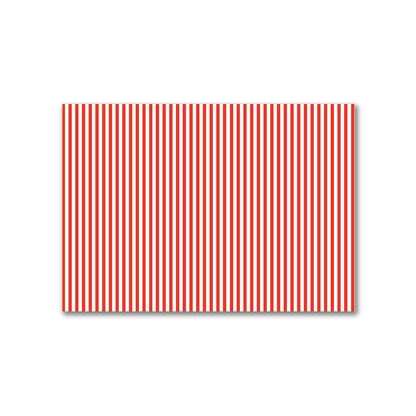 Off-White Cotton Canvas Fabric with Thin Red Bars, FACC-1410-241