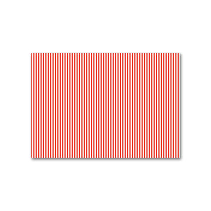 Off-White Cotton Canvas Fabric with Thin Red Bars, FACC-1410-241