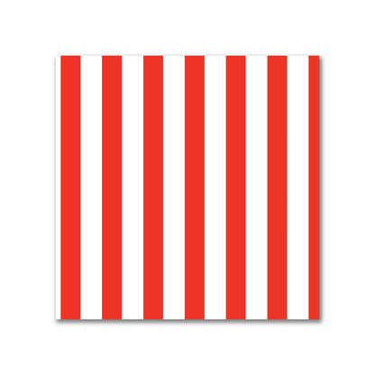 Off-White Cotton Canvas Fabric with Thin Red Bars, FACC-1410-241