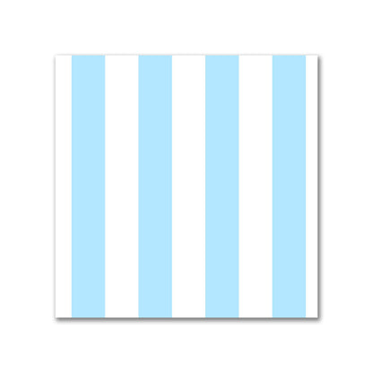 Off-White Cotton Canvas Fabric with Blue Bars, FACC-1430-051