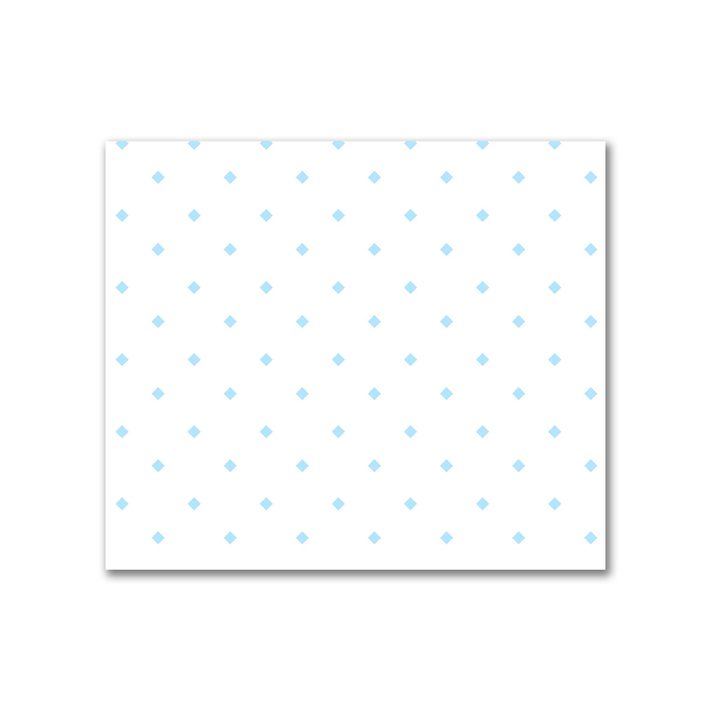 Off-White Cotton Canvas Fabric with Blue Diamonds, FACC-1430-101