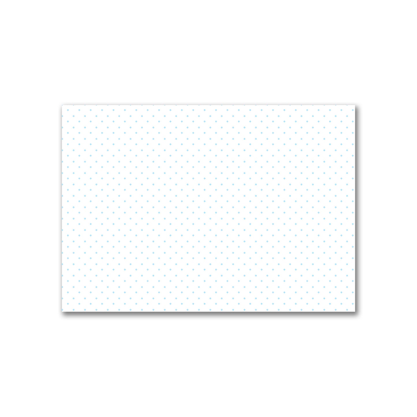 Off-White Cotton Canvas Fabric with Blue Diamonds, FACC-1430-101