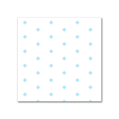 Off-White Cotton Canvas Fabric with Fine Blue Diamonds, FACC-1430-111