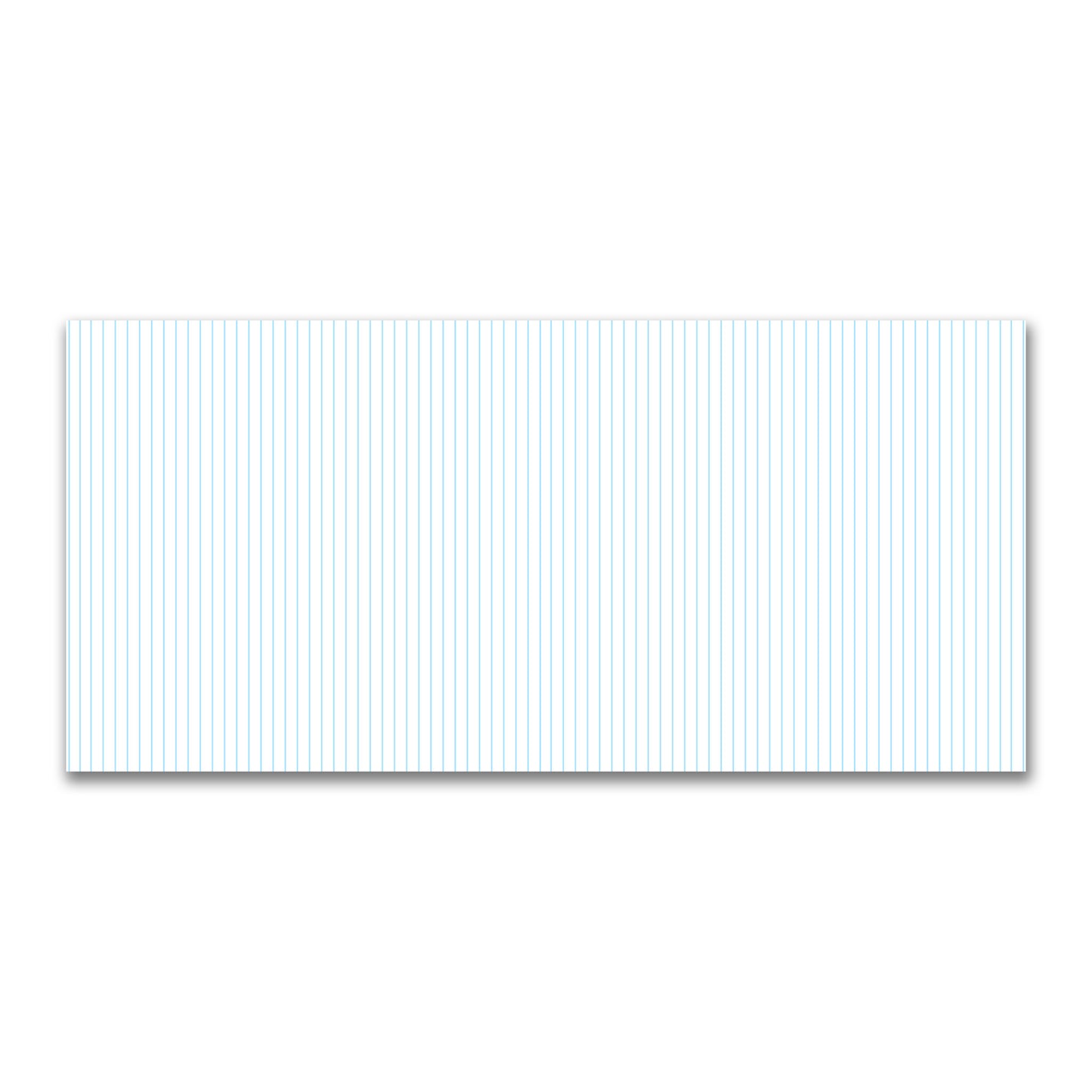 Off-White Cotton Canvas Fabric with Fine Blue Stripes, FACC-1430-151