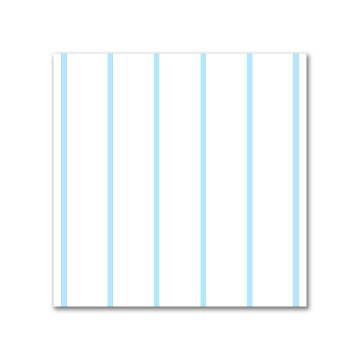 Off-White Cotton Canvas Fabric with Fine Blue Stripes, FACC-1430-151
