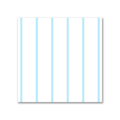 Off-White Cotton Canvas Fabric with Fine Blue Stripes, FACC-1430-151