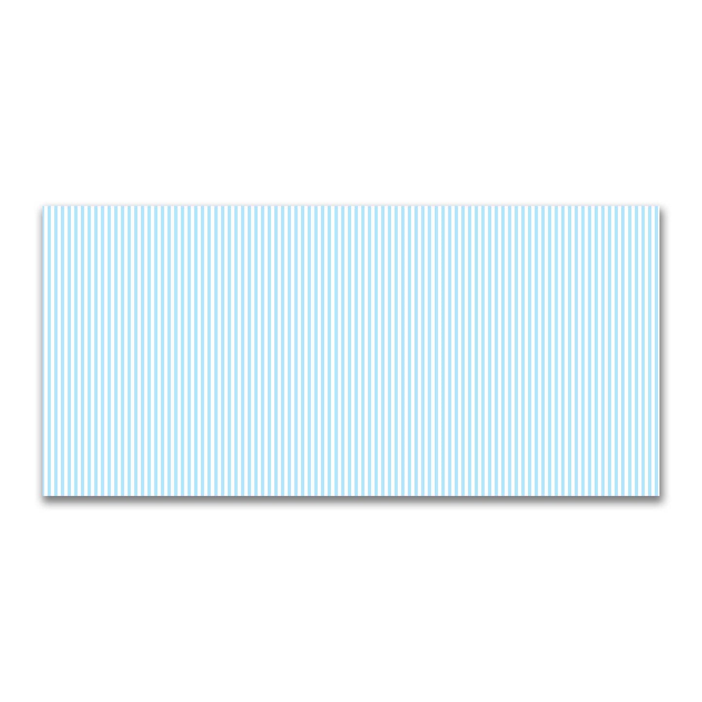 Off-White Cotton Canvas Fabric with Thin Blue Bars, FACC-1430-241