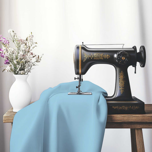 Blue Cotton Canvas Fabric, FACC-1430-999