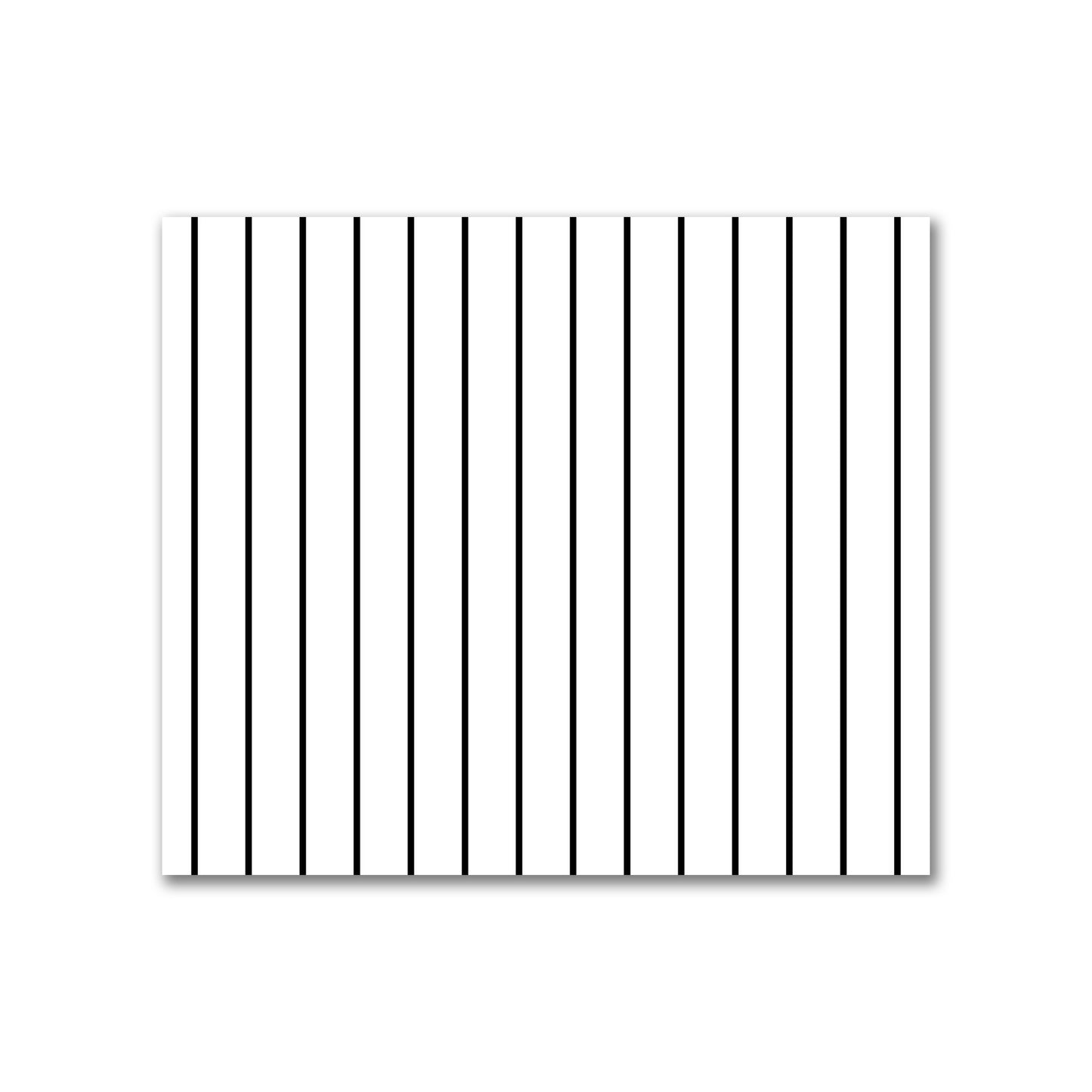 Off-White Cotton Sateen Fabric with Fine Black Stripes, FACS-1010-151