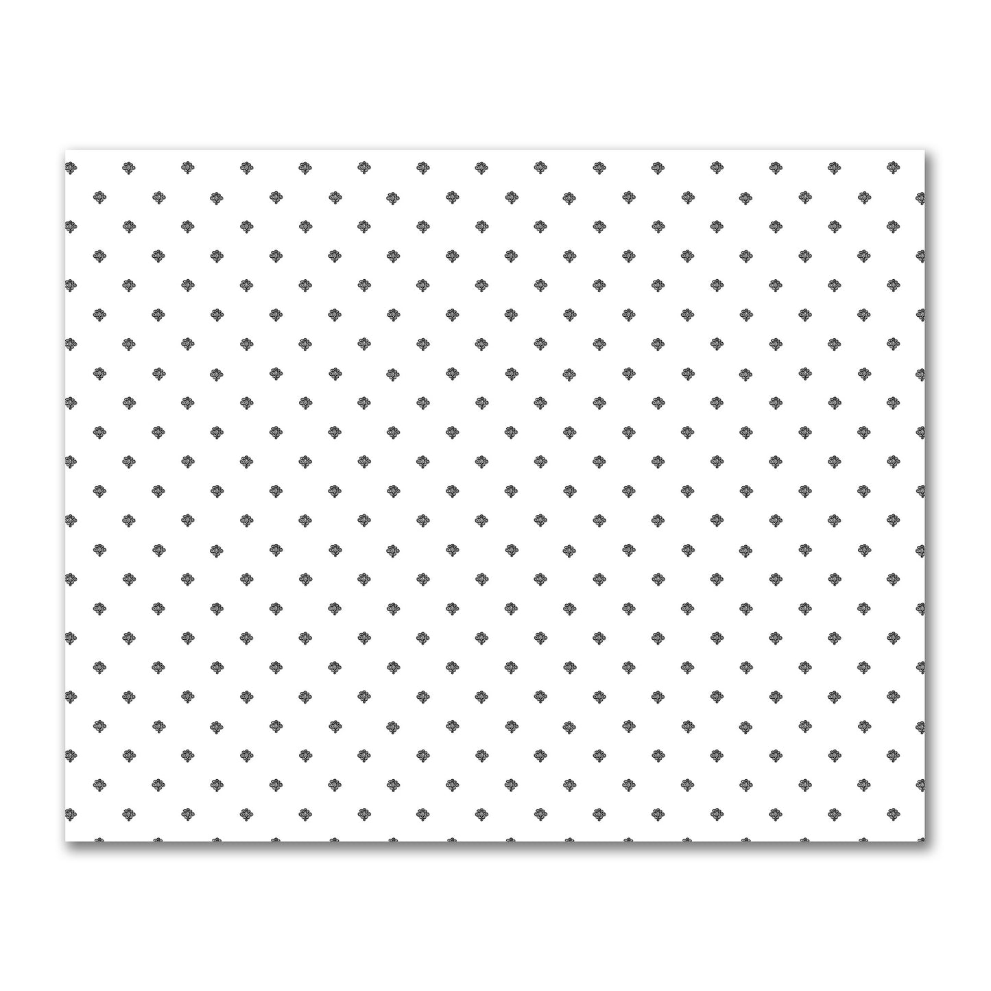 Off-White Cotton Sateen Fabric with Black Hand-painted Swizzle Motif Print | FACS-1010-171