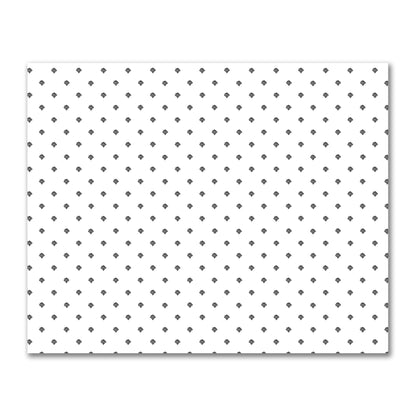 Off-White Cotton Sateen Fabric with Black Hand-painted Swizzle Motif Print | FACS-1010-171