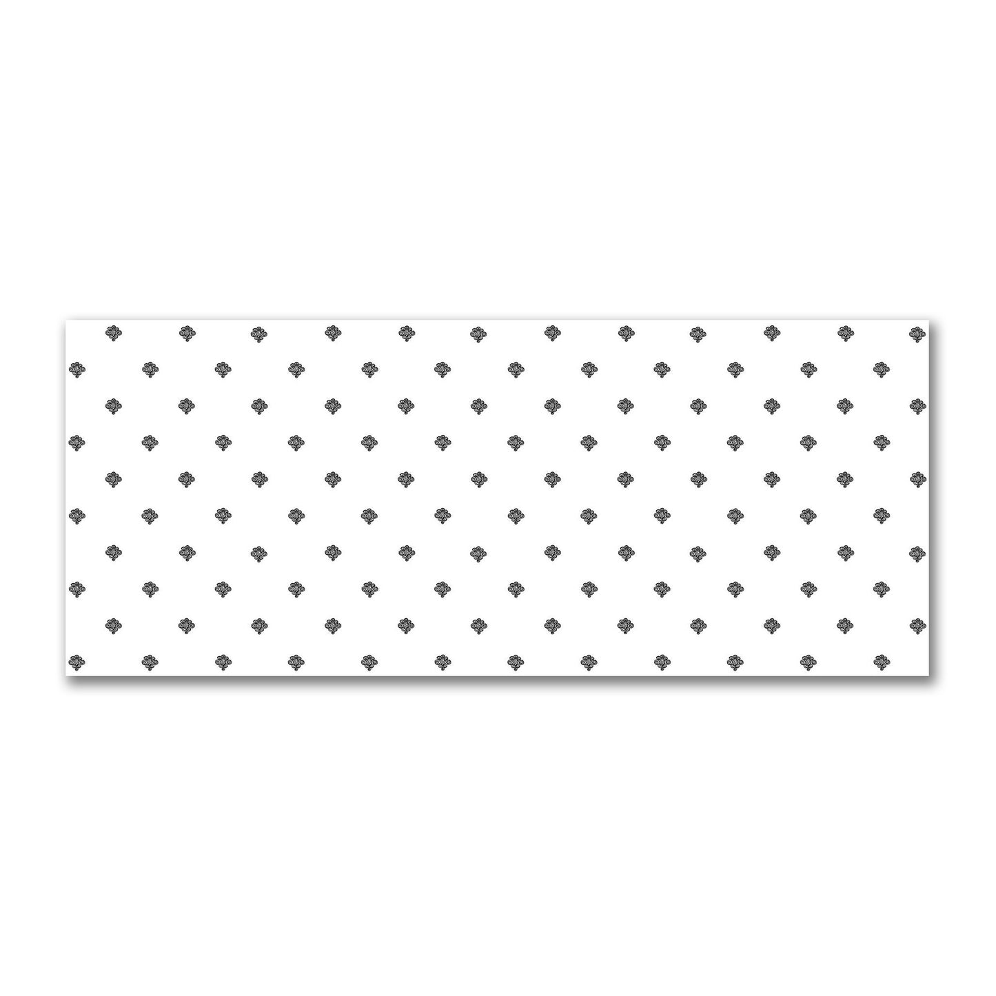 Off-White Cotton Sateen Fabric with Black Hand-painted Swizzle Motif Print | FACS-1010-171