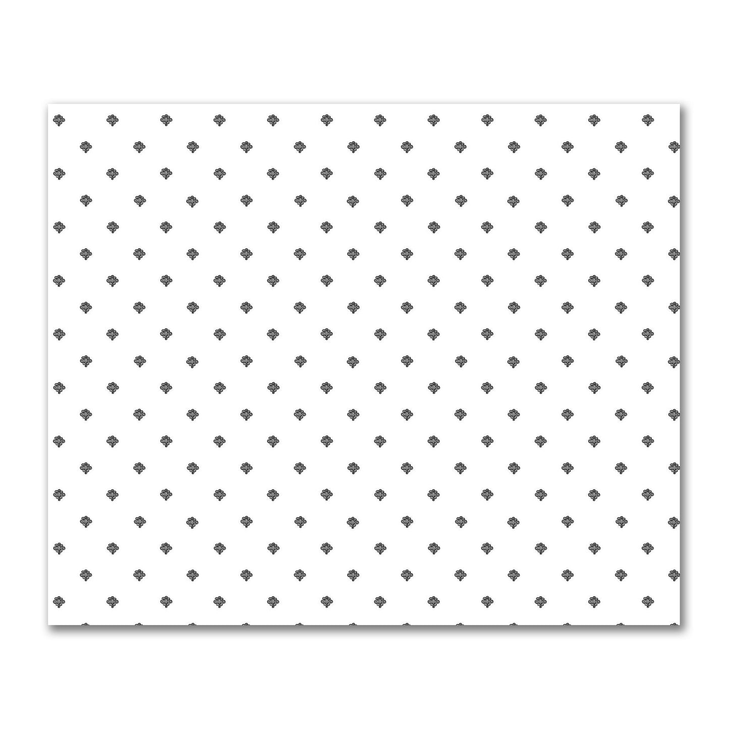 Off-White Cotton Sateen Fabric with Black Hand-painted Swizzle Motif Print | FACS-1010-171