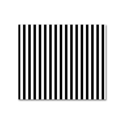 Off-White Cotton Sateen Fabric with Thin Black Bars, FACS-1010-241