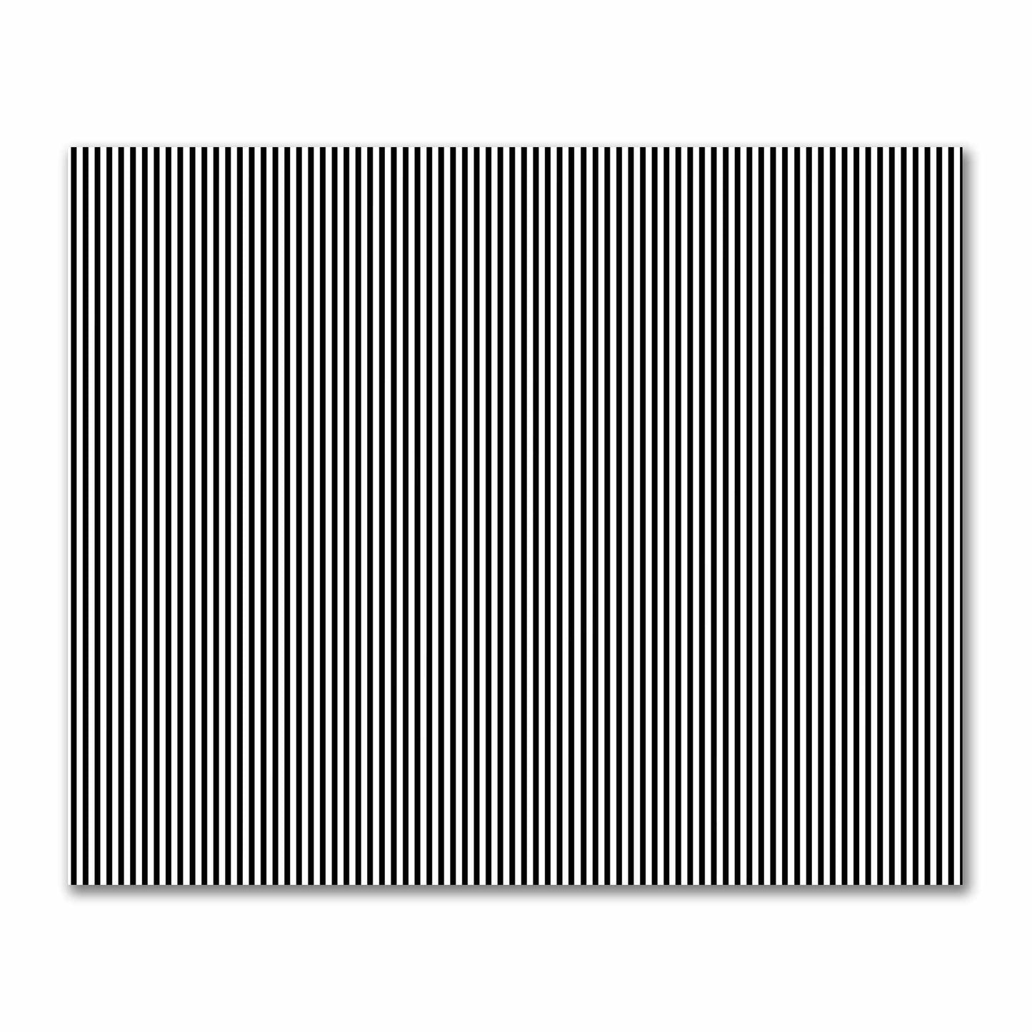 Off-White Cotton Sateen Fabric with Thin Black Bars, FACS-1010-241
