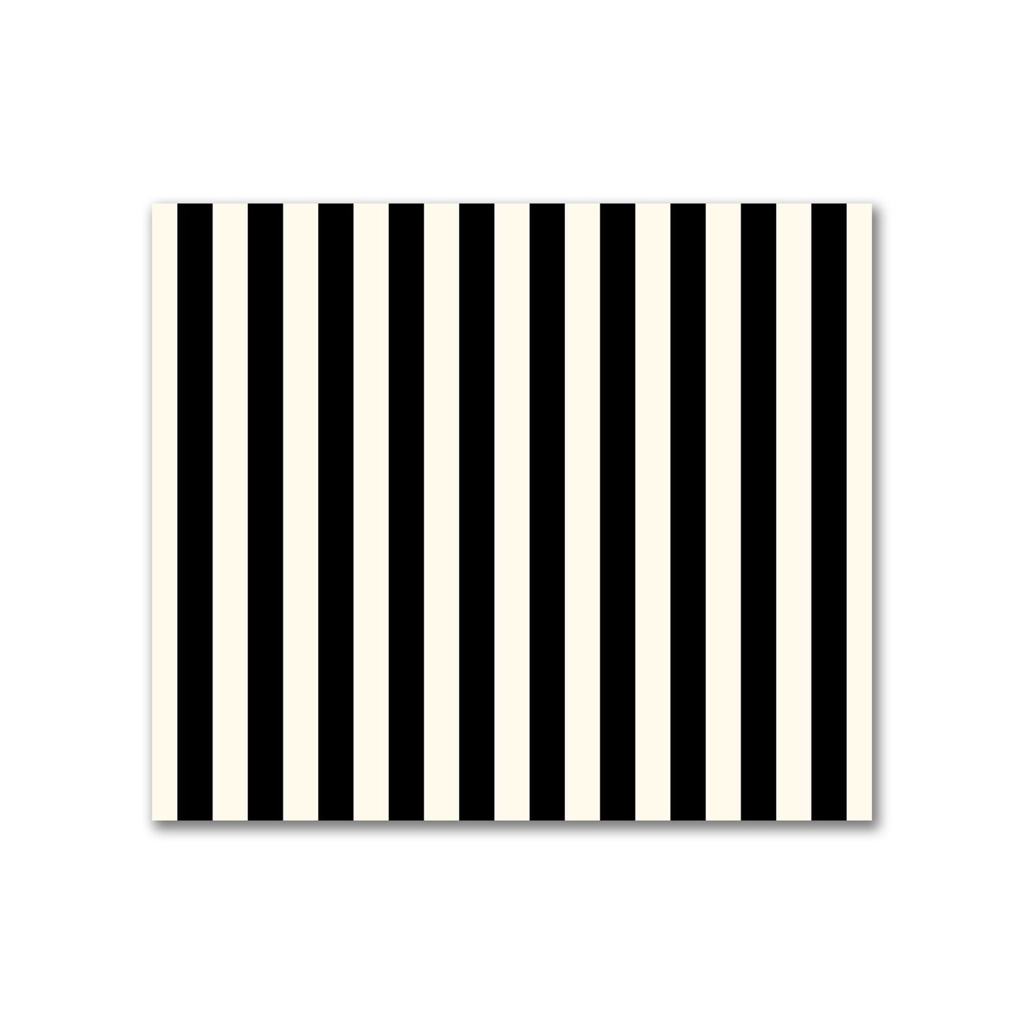 Cotton Sateen Fabric with Black Bars on Pale Cream, FACS-1013-051
