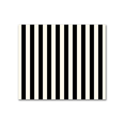 Cotton Sateen Fabric with Black Bars on Pale Cream, FACS-1013-051