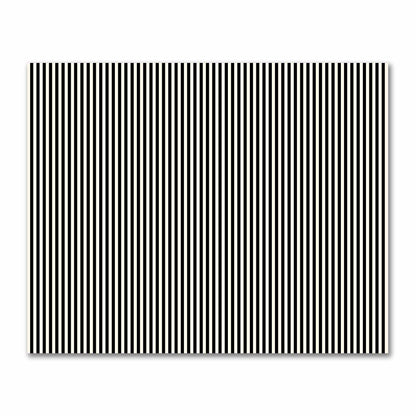 Cotton Sateen Fabric with Black Bars on Pale Cream, FACS-1013-051