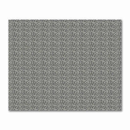 Pale Cream Cotton Sateen Fabric with Black Hand-painted Dab Motif Print | FACS-1013-092