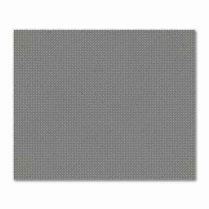 Pale Cream Cotton Sateen Fabric with Black Repeating Square Motif Print | FACS-1013-122