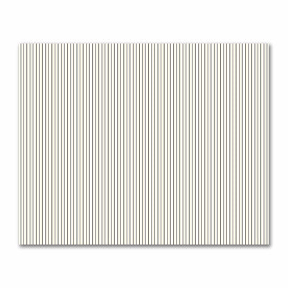 Cotton Sateen Fabric with Fine Black Stripes onPale Cream, FACS-1013-151