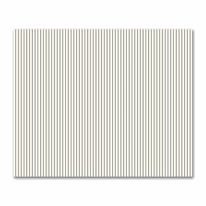 Cotton Sateen Fabric with Fine Black Stripes onPale Cream, FACS-1013-151