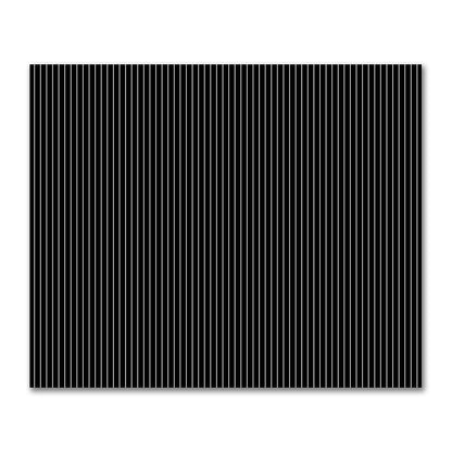 Cotton Sateen Fabric with Fine Pale Cream Stripes on Black, FACS-1013-152