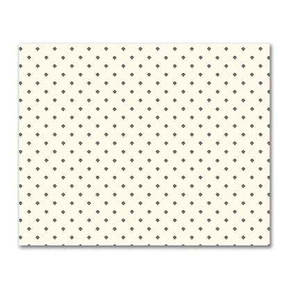 Pale Cream Cotton Sateen Fabric with Black Hand-painted Swizzle Motif Print | FACS-1013-171