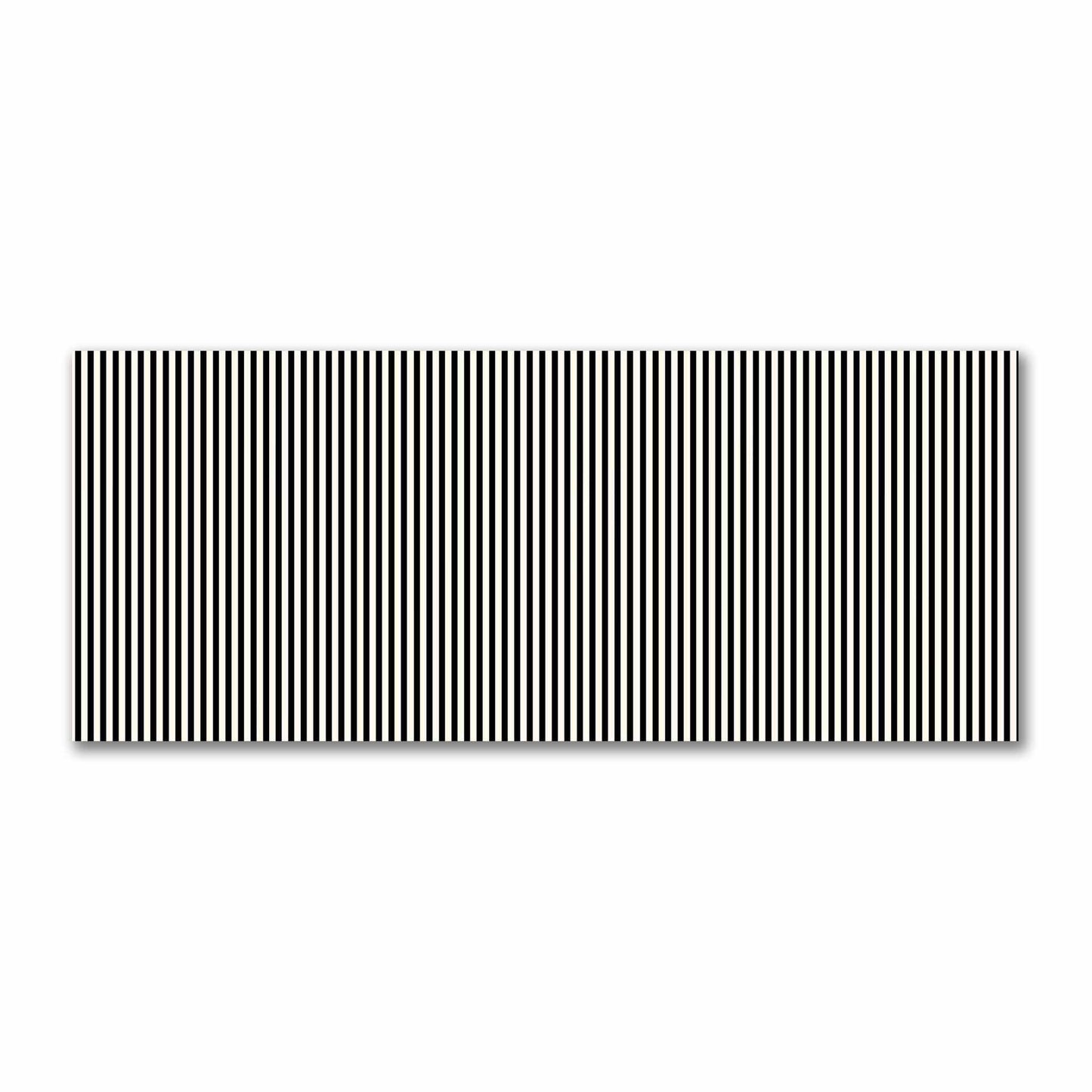 Cotton Sateen Fabric with Thin Black Bars on Pale Cream, FACS-1013-241