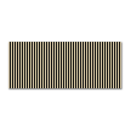 Cotton Sateen Fabric with Black Bars on Tan, FACS-1014-051
