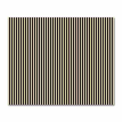 Cotton Sateen Fabric with Black Bars on Tan, FACS-1014-051