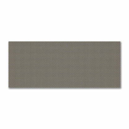Tan Cotton Sateen Fabric with Black Double Weave Motif Print | FACS-1014-144