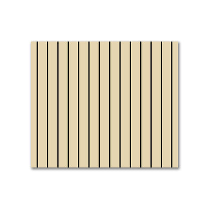 Cotton Sateen Fabric with Fine Black Stripes on Tan, FACS-1014-151