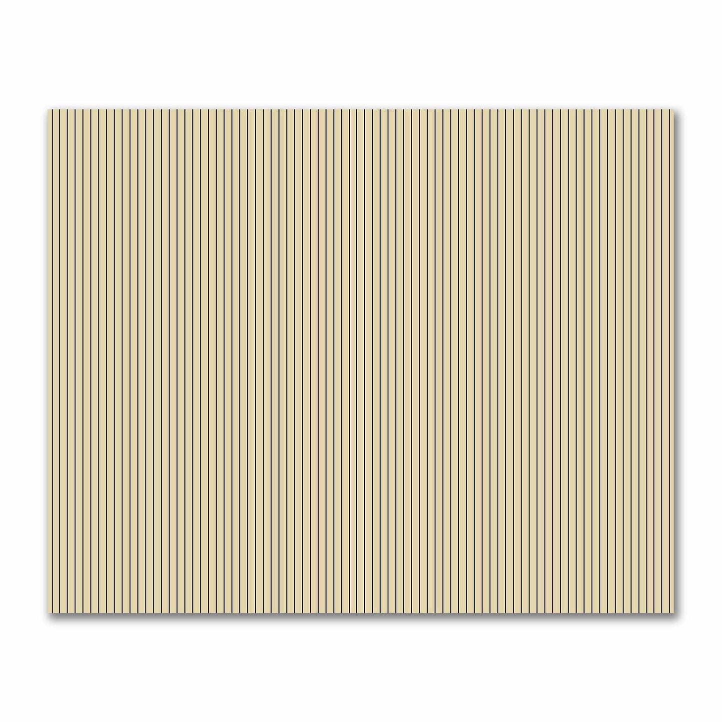 Cotton Sateen Fabric with Fine Black Stripes on Tan, FACS-1014-151