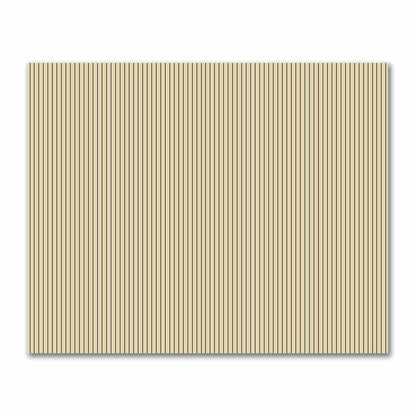 Cotton Sateen Fabric with Fine Black Stripes on Tan, FACS-1014-151