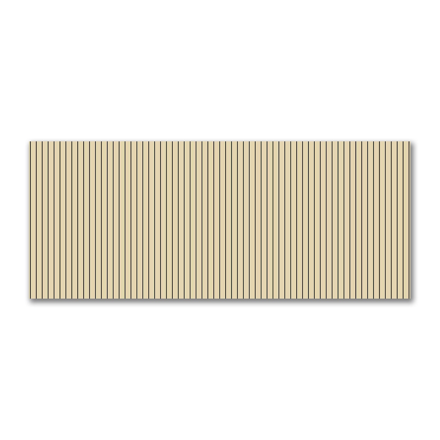 Cotton Sateen Fabric with Fine Black Stripes on Tan, FACS-1014-151